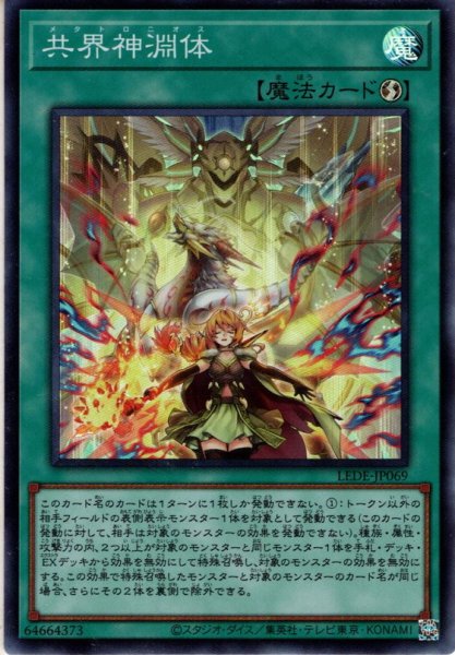 画像1: 【Super】共界神淵体[YGO_LEDE-JP069] (1)