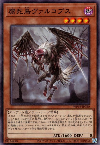 画像1: 【Normal】腐死鳥ヴァルコプス[YGO_WPP6-JP050] (1)
