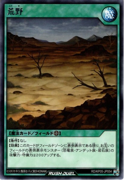 画像1: 【Rare】荒野[YGO_RD/KP05-JP054] (1)